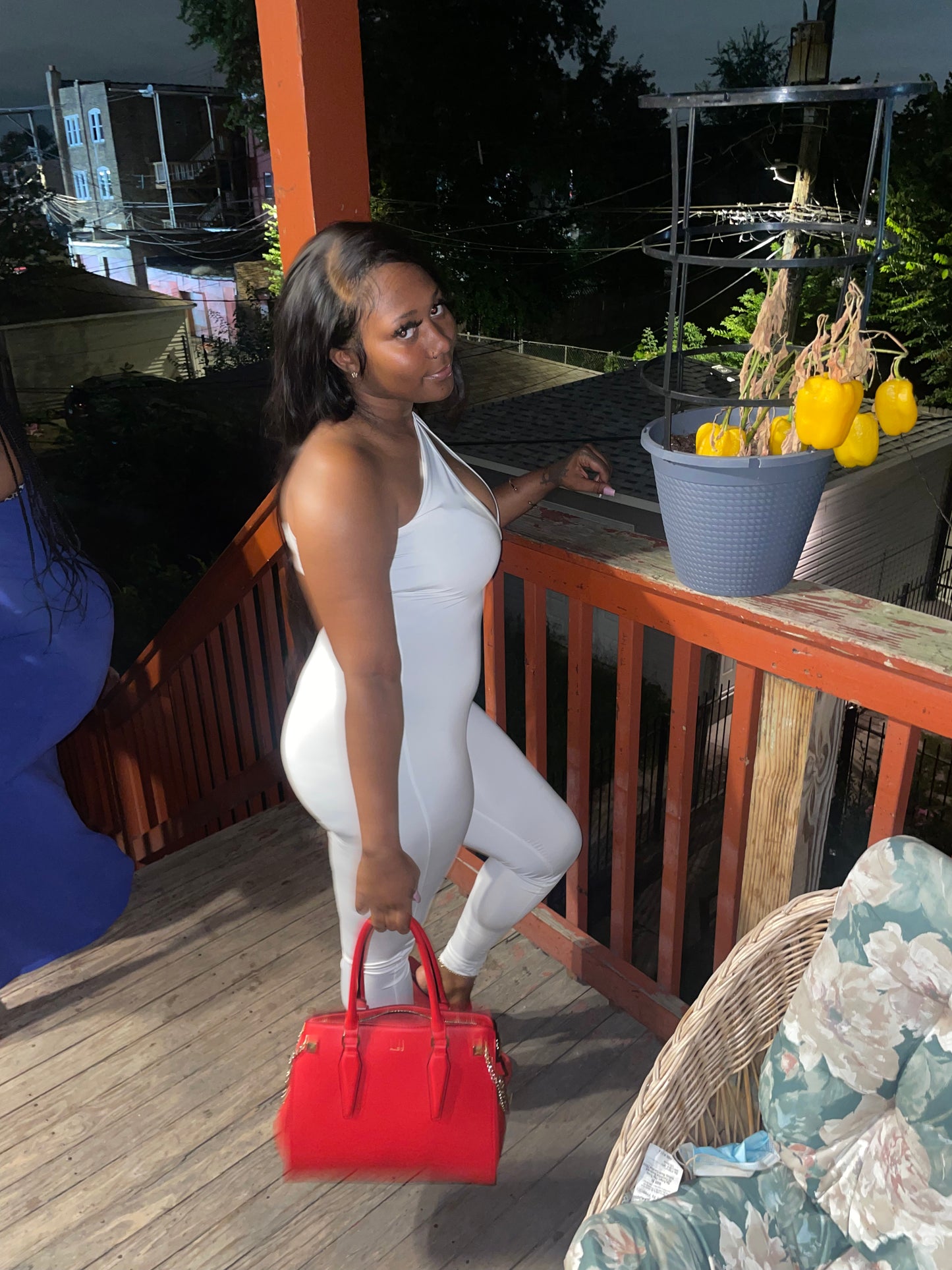 One Shoulder Cut Jumpsuit