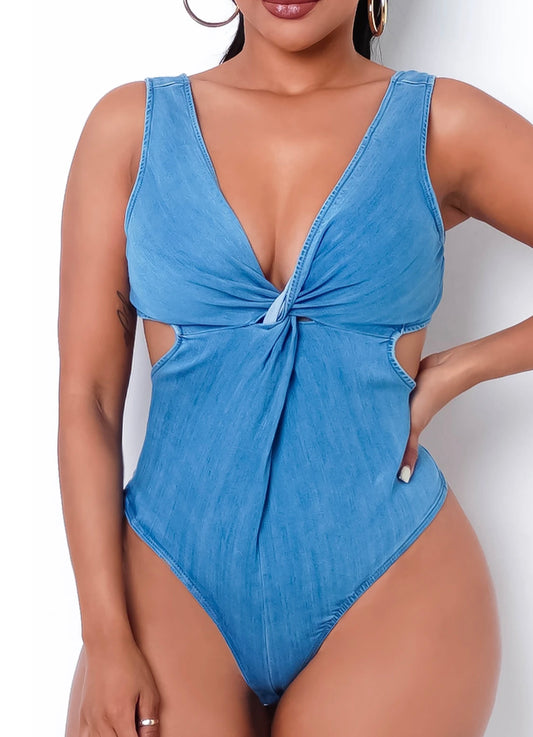 Denim Bodysuit