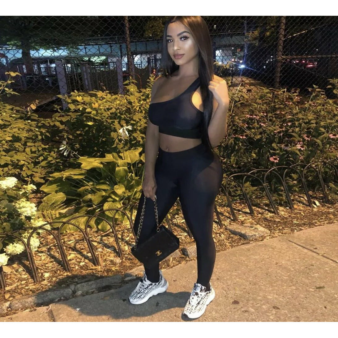 “CityGirl” One Shoulder 2 Piece Set