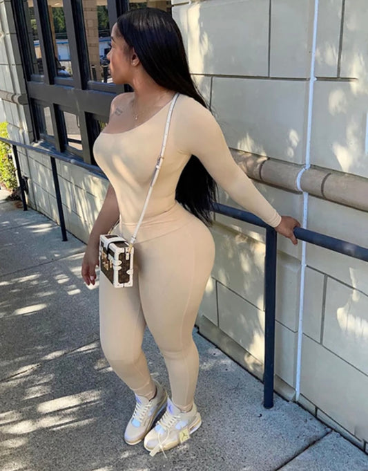 One Shoulder 2 Pc Set