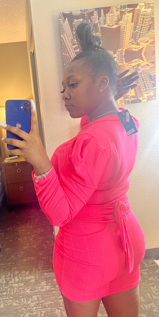 “Kim” Long Sleeve Dress