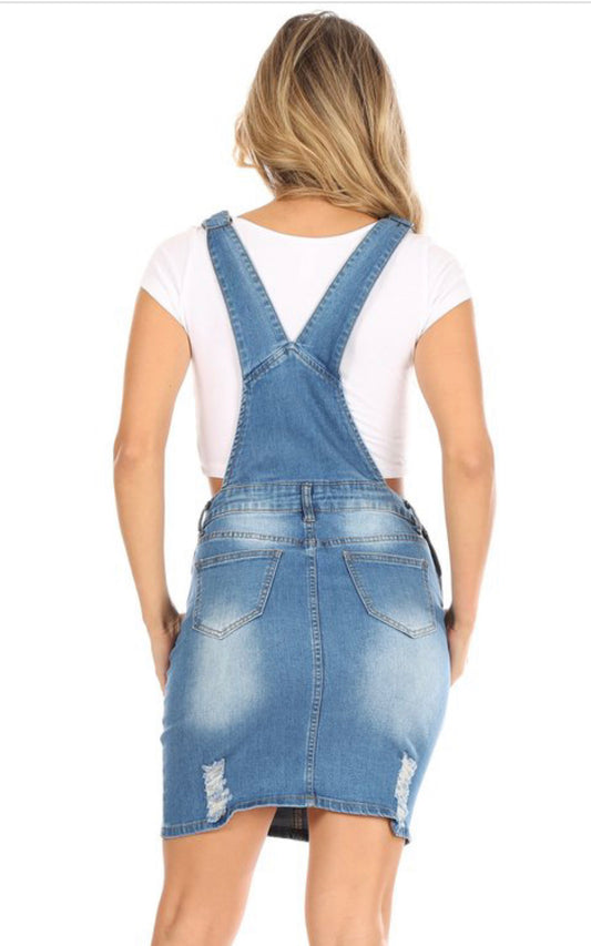 Freaknik Denim Overall Dress